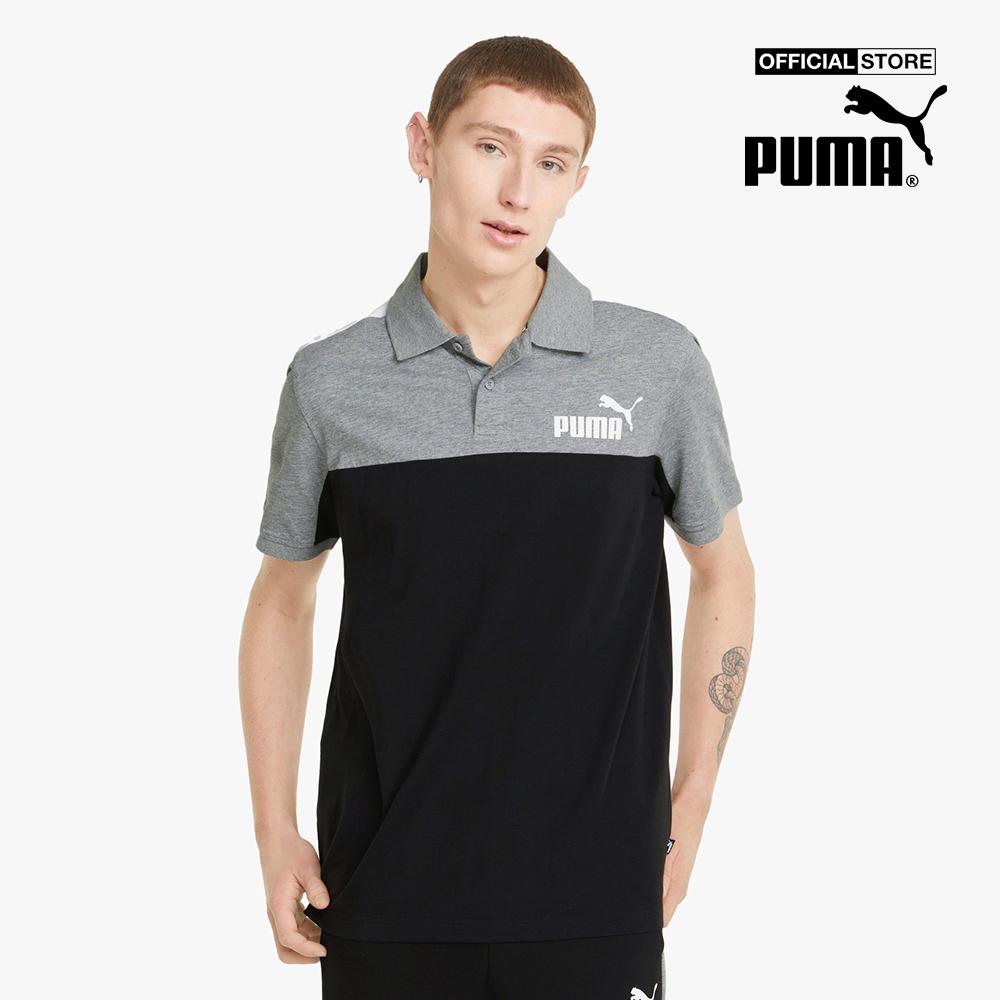 PUMA - Áo thun polo nam Essentials+ Block Jersey 848004-01