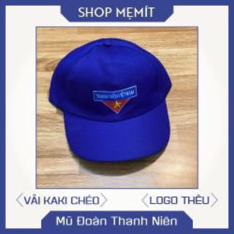 Combo Áo Phông Đoàn TN logo thêu hàng đẹp và mũ Đoàn lưỡi trai