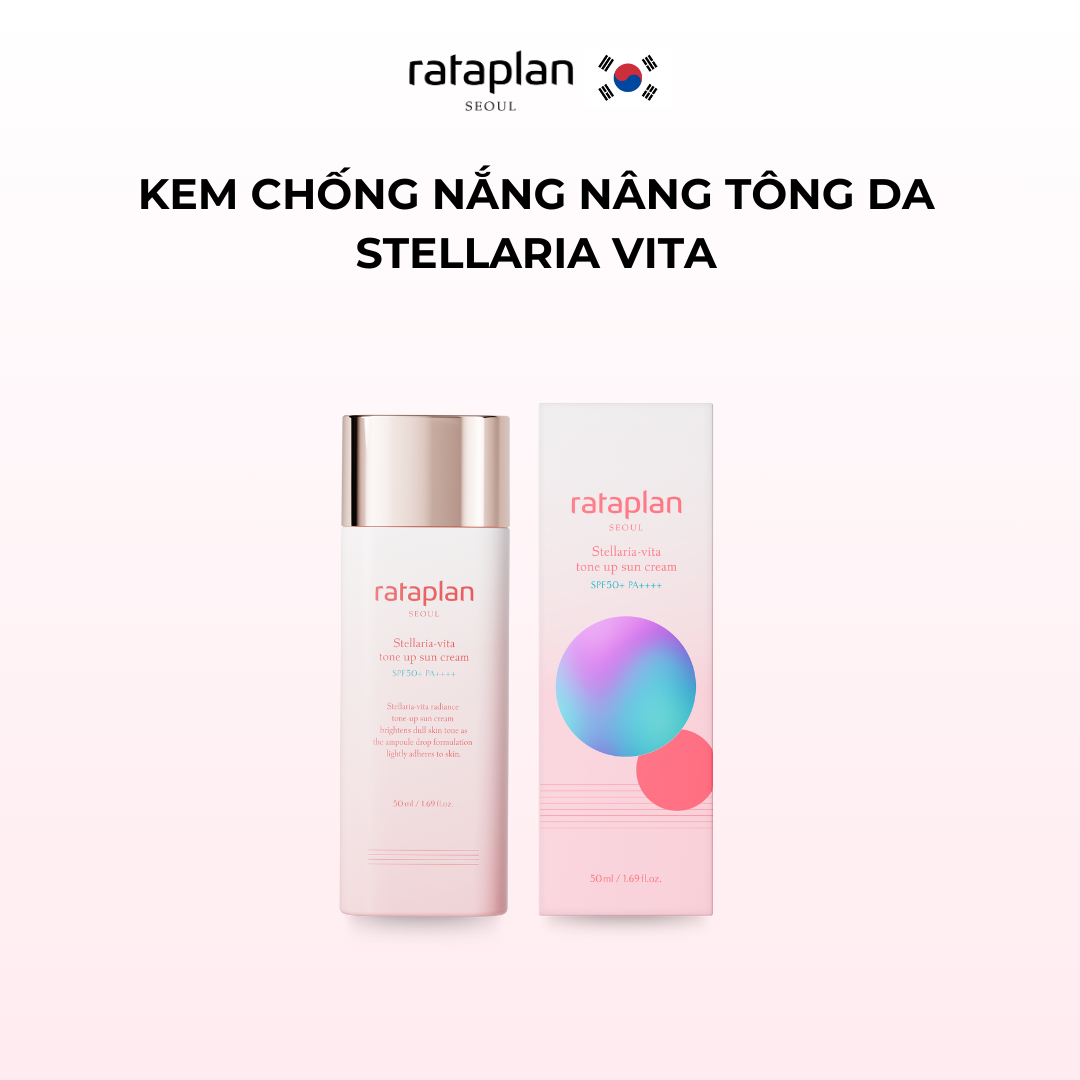 Thanh kem chống nắng nâng tông Stellaria-Vita Rataplan dưỡng sáng và chống tia UV 50ml