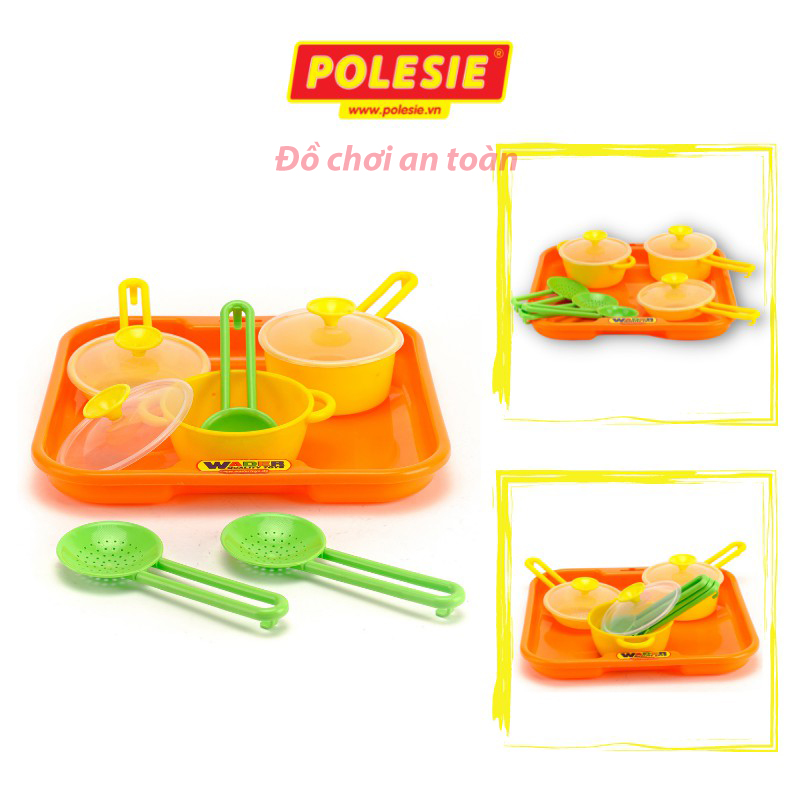 Đồ chơi nhập vai Polesie bộ phụ kiện nhà bếp PLS-40732