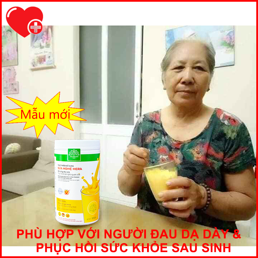 Sữa Nghệ Hera 500gr - LỢI SỮA cho con bú - MẪU MỚI