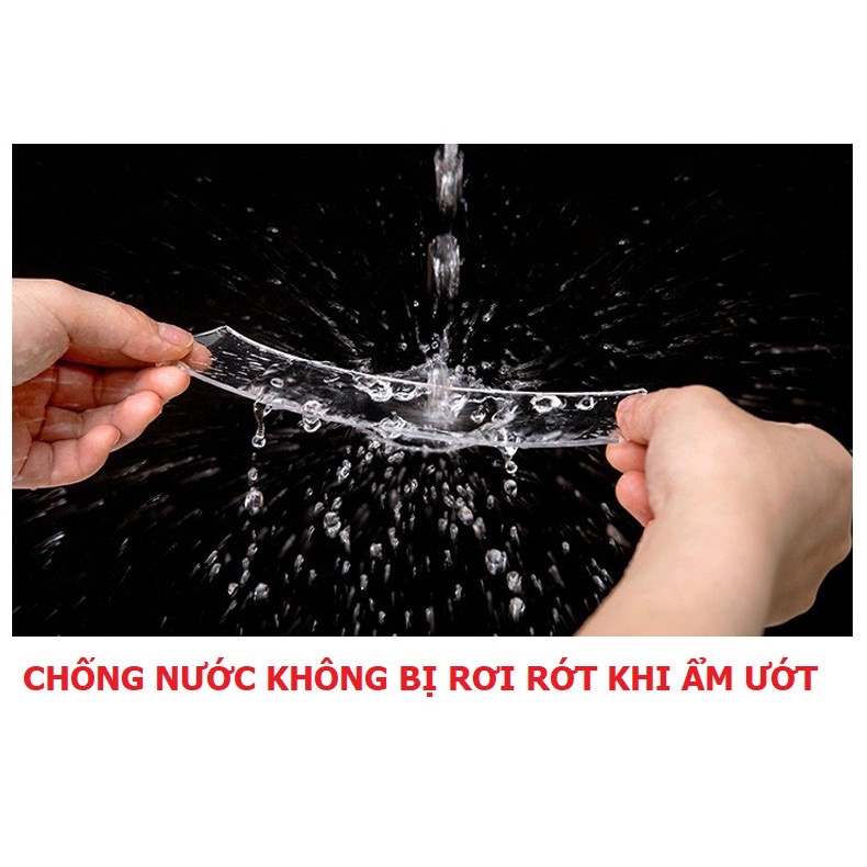 Băng keo 2 mặt trong suốt siêu dính dài 3m rộng 3cm, băng keo nano hai mặt