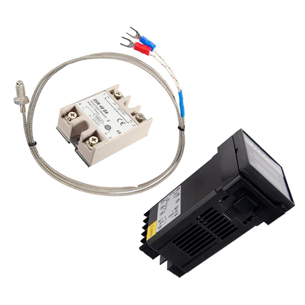 PID Nhiệt Độ Bộ Điều Khiển Nhiệt AC 100-240 V, Ruột Đặc Rơ Le