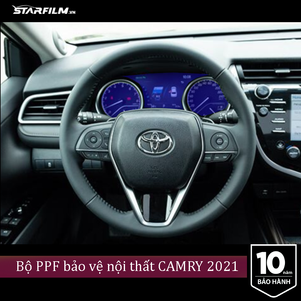 CAMRY 2021 ~ 2022 PPF TPU nội thất chống xước tự hồi phục STARFILM