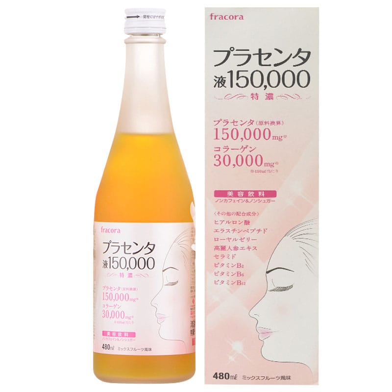 Nước Uống Đẹp Da Fracora Placenta Drink 150000mg Collagen 30000mg _Nhật Bản