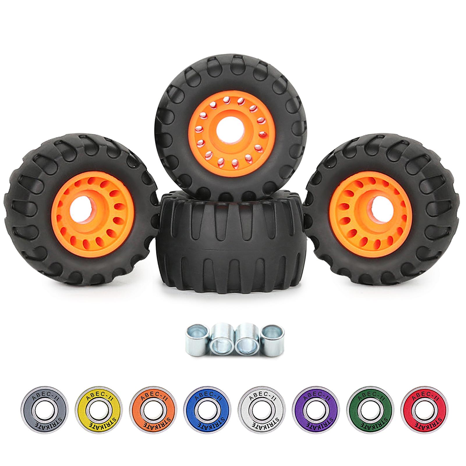 Skateboard Wheels and Bearings High Speed Low Noise Longboard Bearings Skateboard Replacement Wheels Longboard Wheel Set