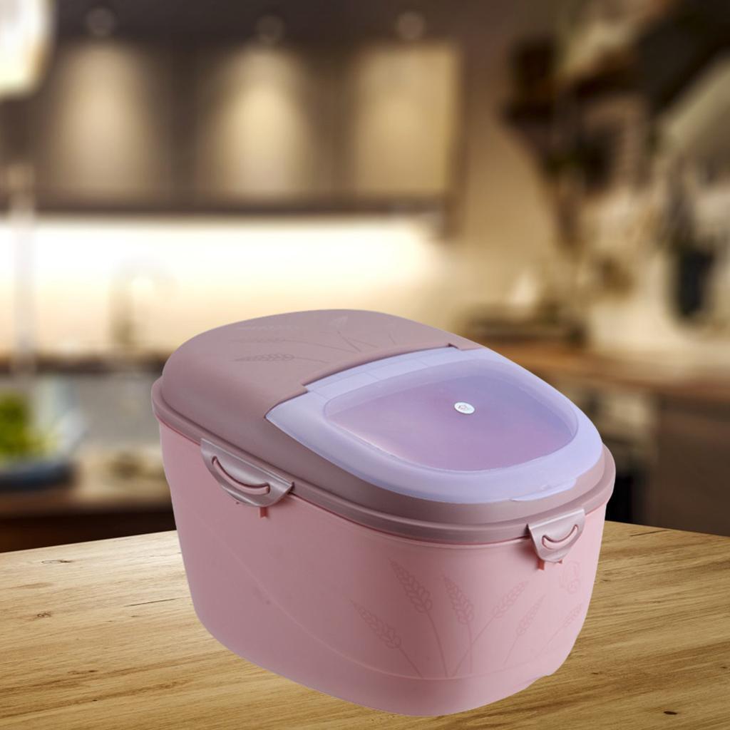 2X Kitchen Food Storage Container Rice Container Box with Lid Insect-proof