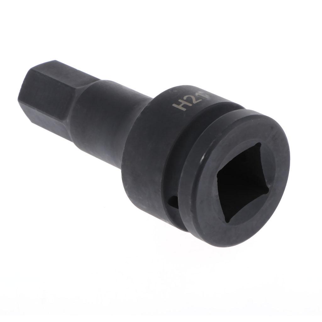 3/4 Inch Sâu Dài Tác Động Ổ Cắm Bit Trục Hạt Ổ Cắm Allen Driver Dụng Cụ 21 Mm