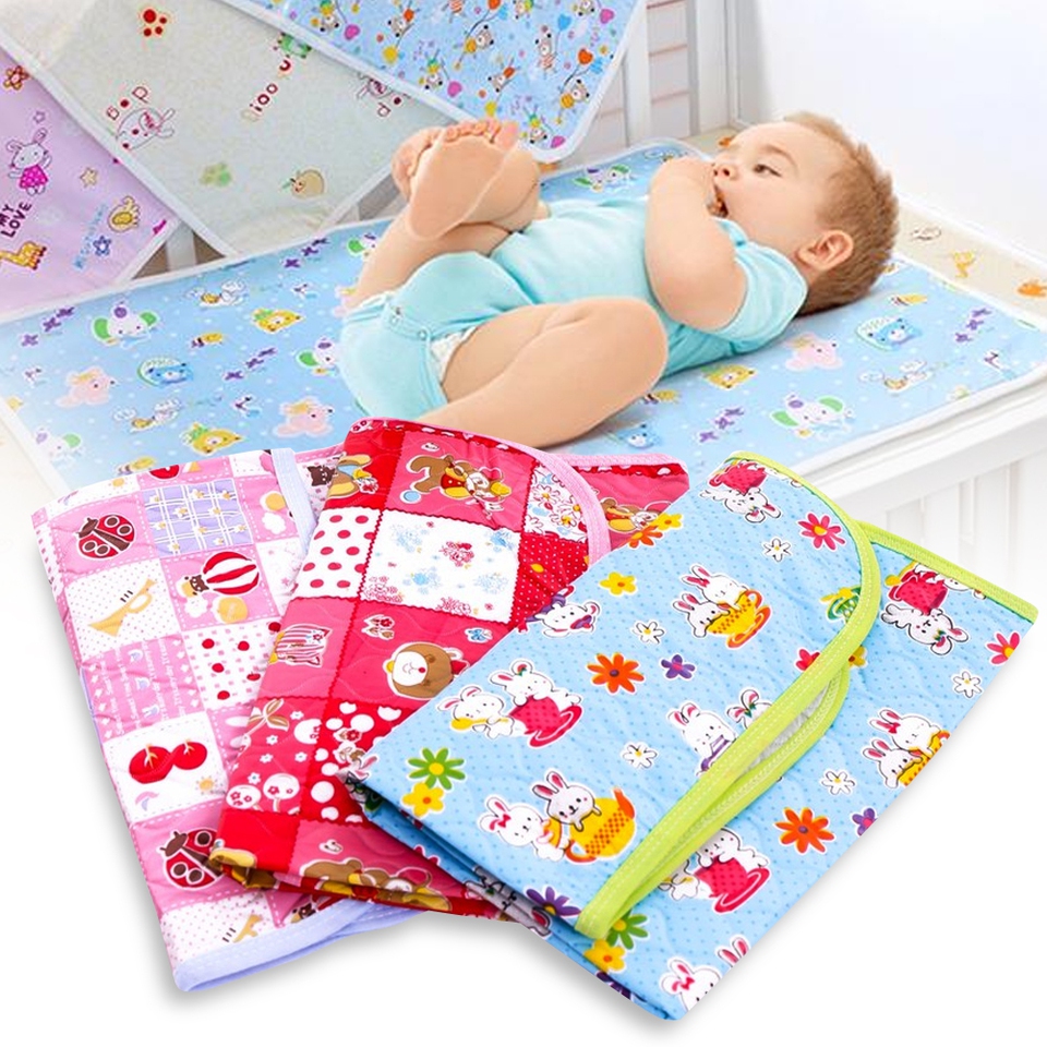 Combo 05 tấm lót chống thấm cho bé cỡ lớn (48x65cm) - màu ngẫu nhiên