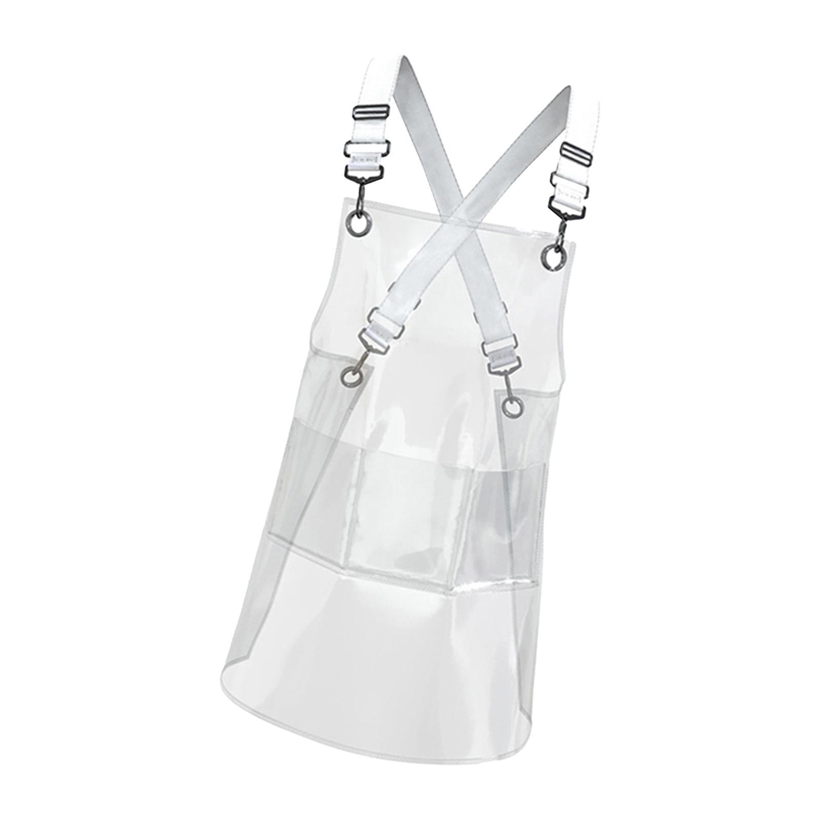 Transparent Apron BBQ Chef Apron Gardening Grilling Baking Apron Paint Apron