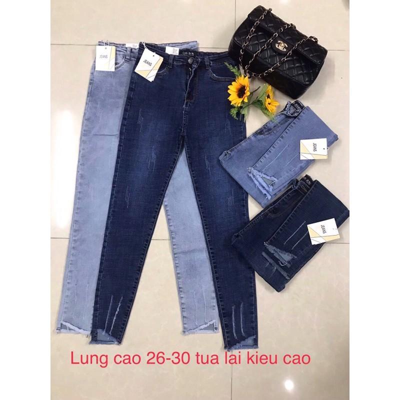 Quần jeas dài lưng cao size 26-32(Khách mua coi phần mô tả dùm shop nhé