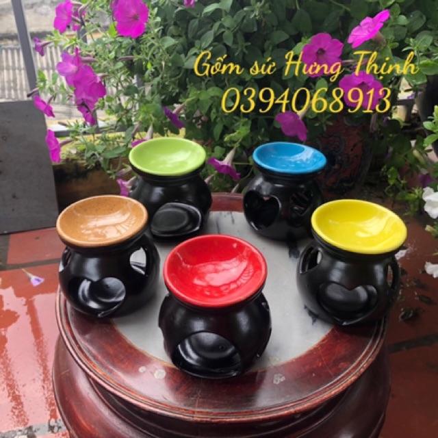 Bếp đốt tinh dầu , xả chanh , bồ kết tặng 1 nến đốt