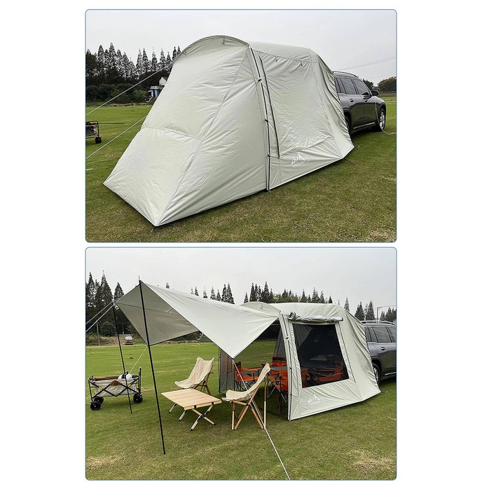 Lều Cắm Trại Sau Xe Ô Tô Camping &amp; Hiking Rear Car - dùng cho ô tô SUV bán tải và xe 7 chỗ