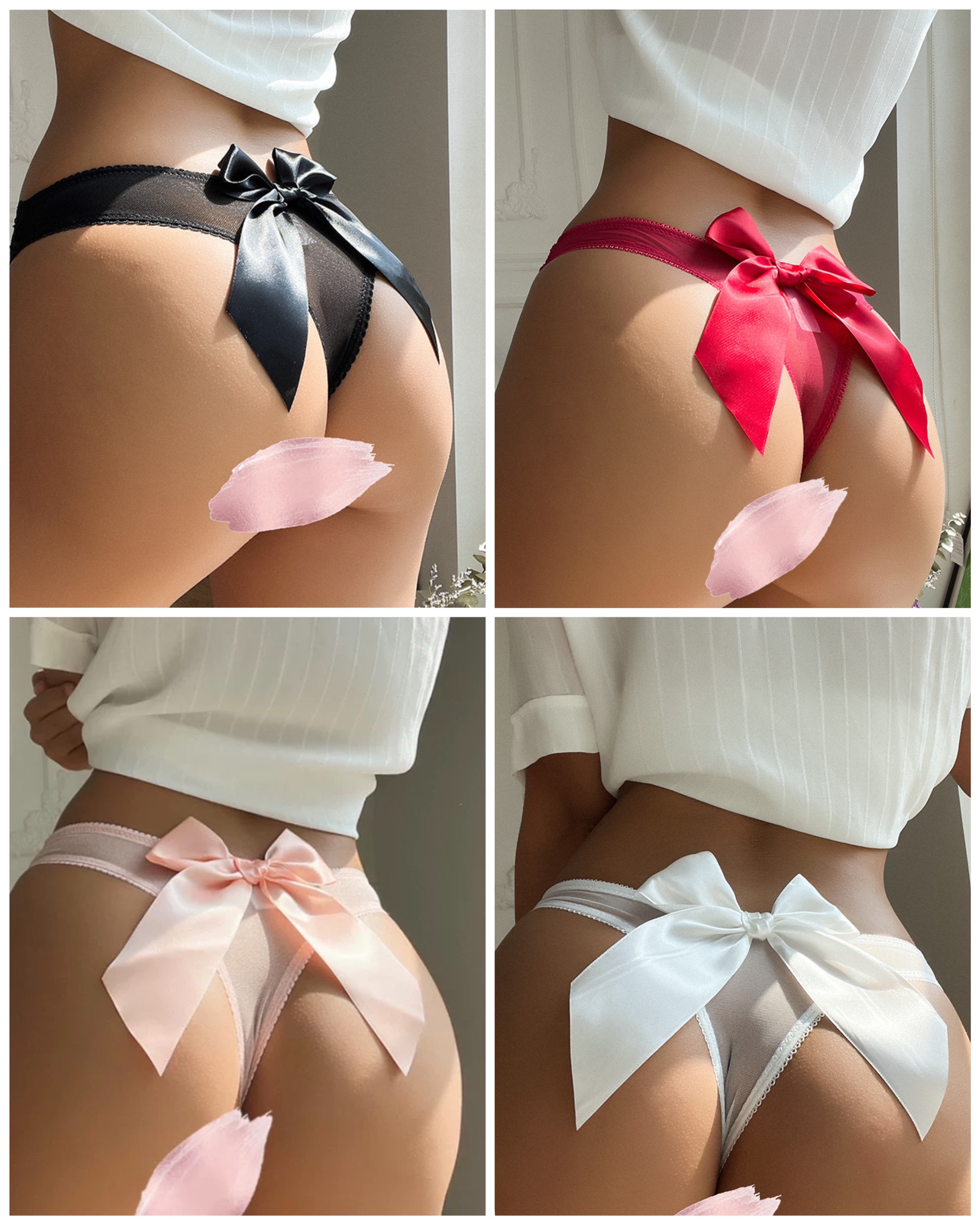 Quần Lót Ren Nữ Đính Nơ - B.Lingerie
