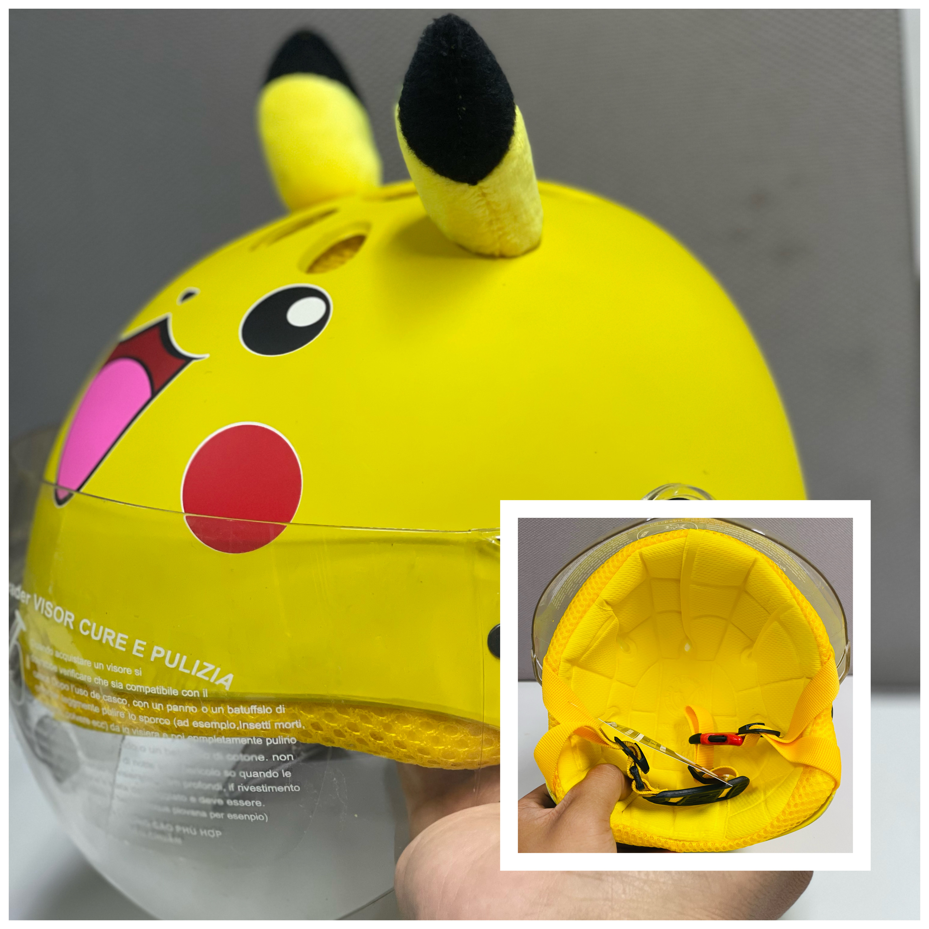 MŨ TRẺ EM PIKACHU CAO CẤP