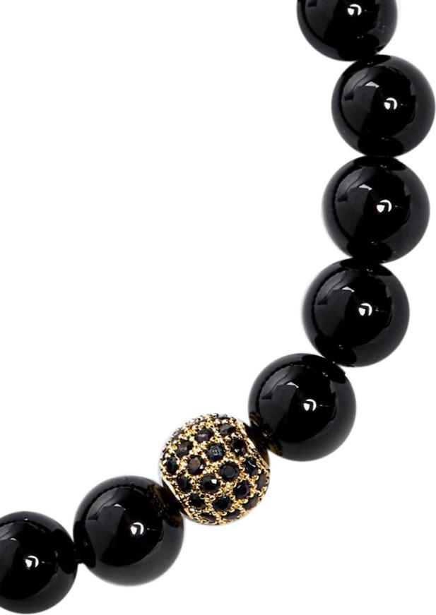 Vòng Tay Đá Obsidian Mix Charm Ngọc Quý Gemstones VT46
