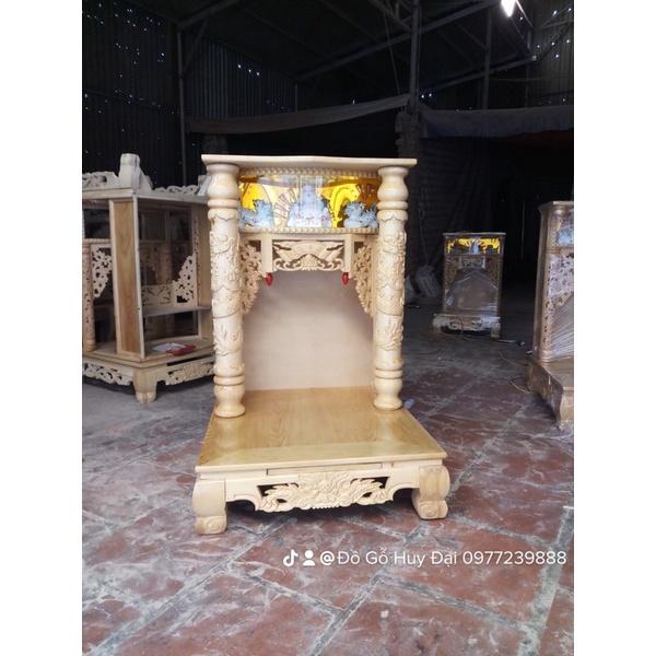 Bàn thờ thần tài điện tử pơmu 56cm