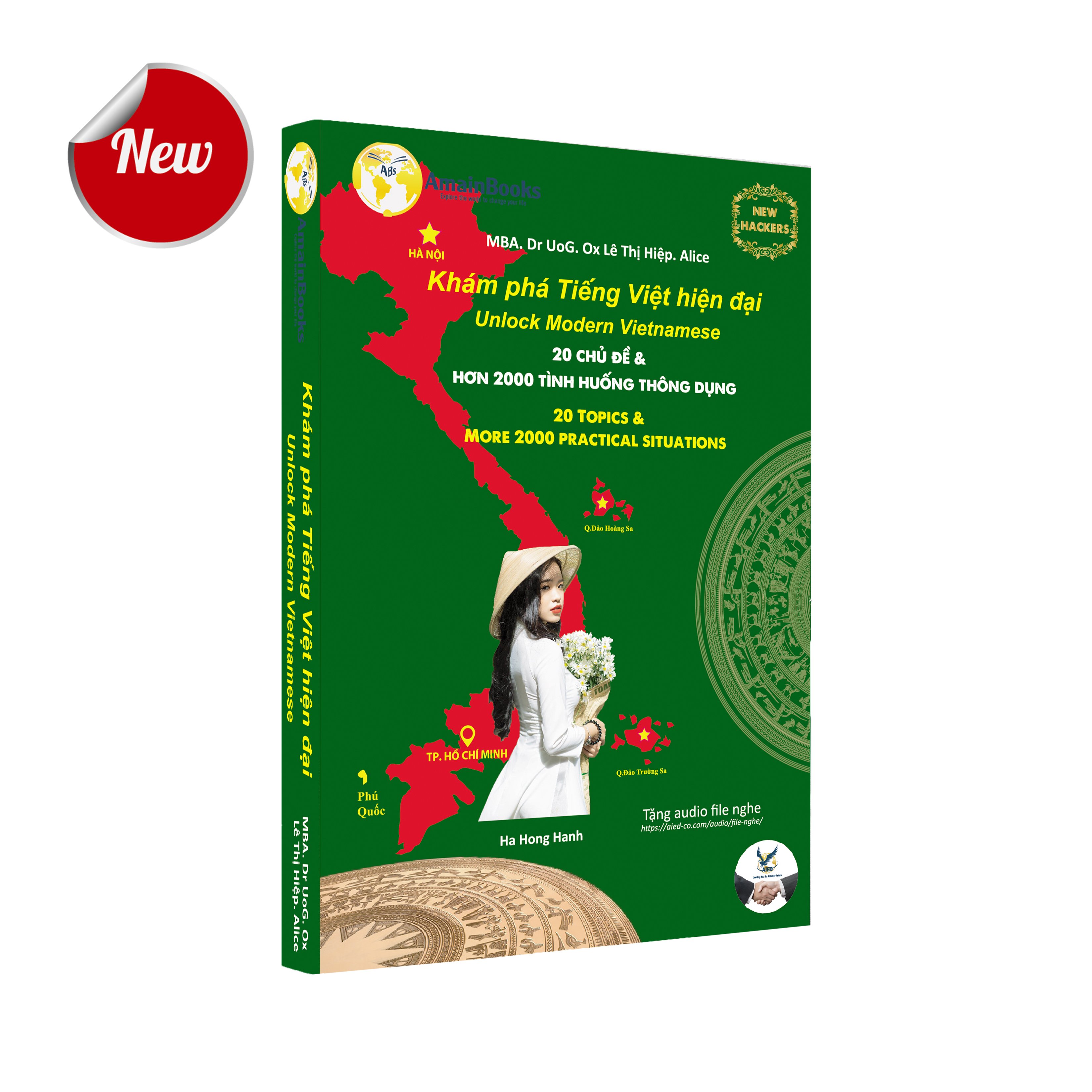 Bộ Sách Tiếng Việt cho người nước ngoài 3 cấp độ Sơ cấp tái bản -Trung cấp - Nâng cao và Khám phá tiếng Việt hiện đại