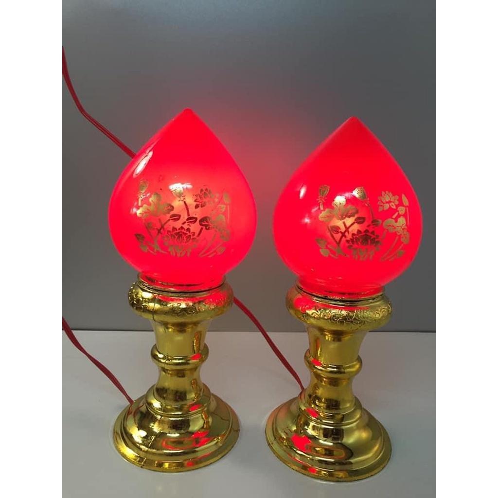 Đèn Thờ Điện mẫu quả đào TM1216