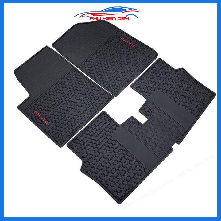 Lót sàn ô tô cao su Soluto 2018-2019-2020-2021-2022 không mùi chống trơn trượt