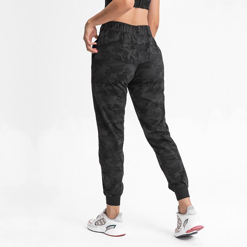 DEEPSENCE 2021 Mới Thể Thao Nữ Dài Thấm Hút Mồ Hôi Cho Chạy Bộ Thời Trang Quần Rời Quần Jogger Phù Hợp Với Áo Nữ Dây Rút Tập Yoga