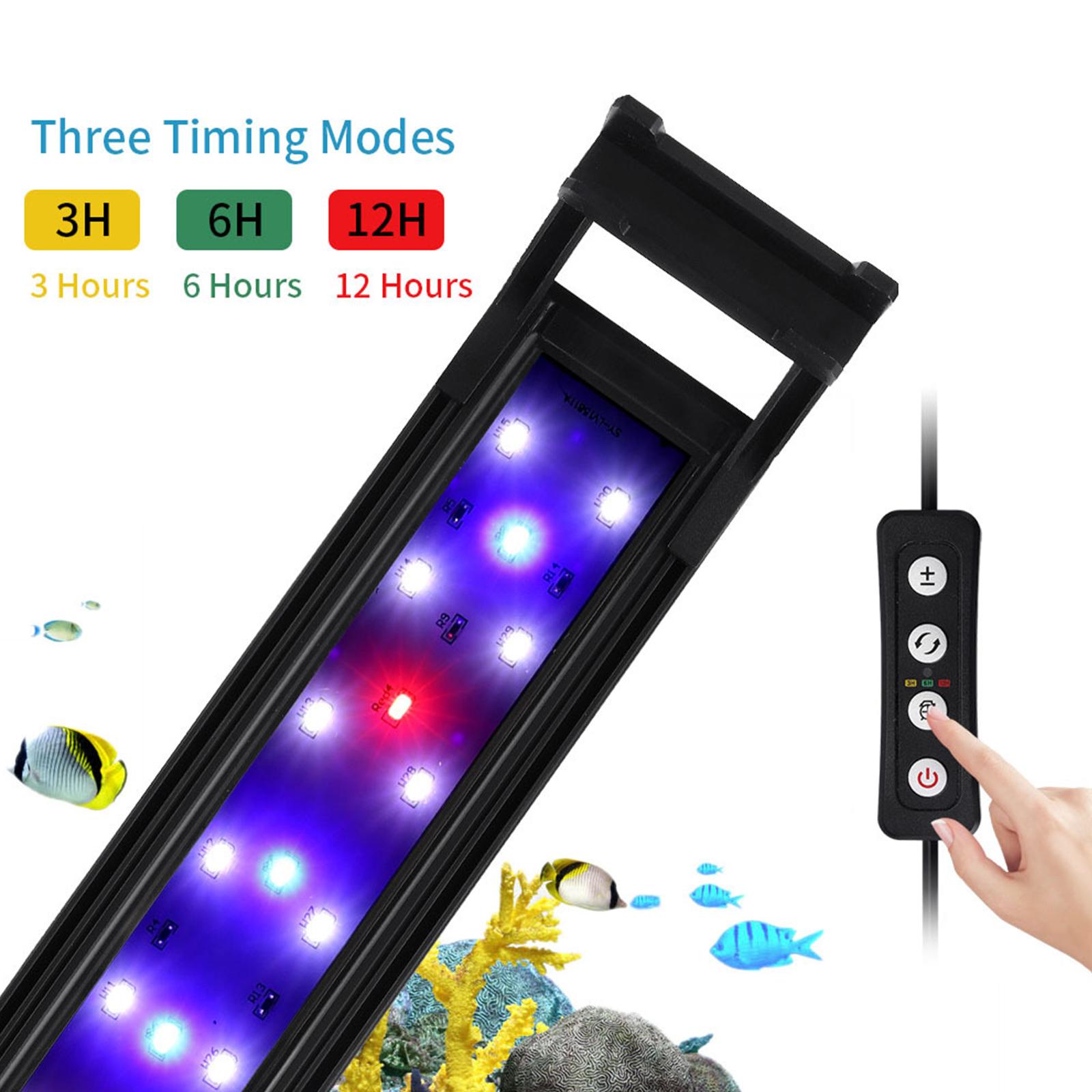 Đèn Bể Cá Szd-T300 Với Bộ Hẹn Giờ Ó Thể Điều Chỉnh Độ Sáng 3 Chế Độ Ánh Sáng
