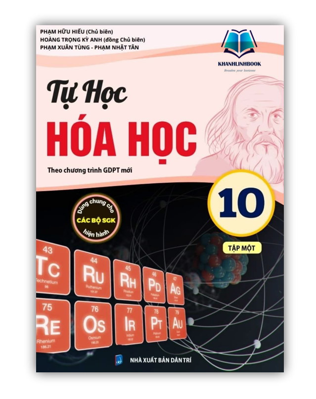 Sách - Combo Tự học hóa học 10 - tập 1 + 2 theo chương trình GDPT mới