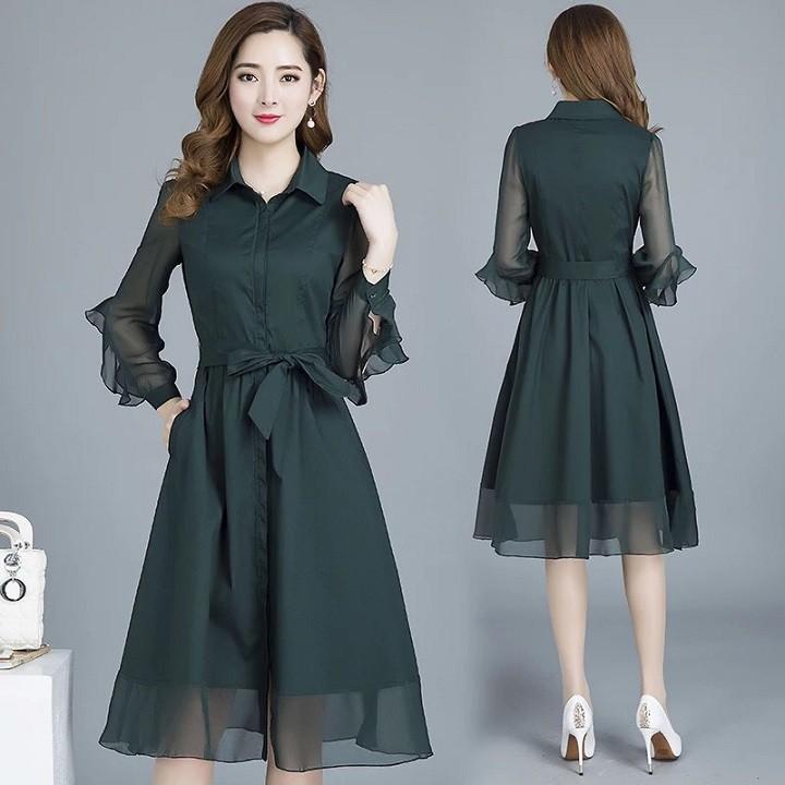 DRESS209-ĐẦM THIẾT KẾ QUÝ CÔ CAO CẤP S-6XL