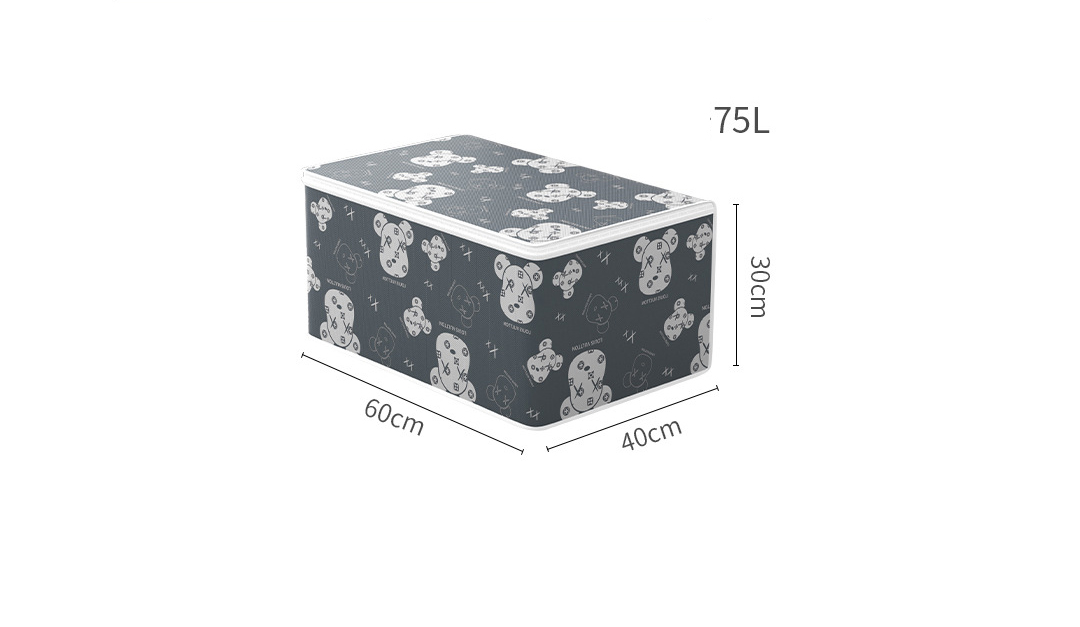 Túi đựng quần áo chăn màn ga gối size lớn 75L 60*40*30cm, màu giao ngẫu nhiên