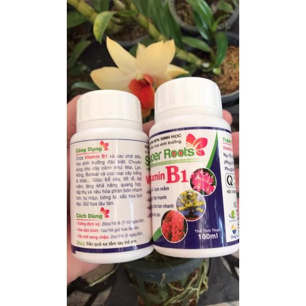 PHÂN BÓN NPK SINH HỌC ĐIỀU HÒA SINH TRƯỞNG SUPER ROOTS - VITAMIN B1 100ml