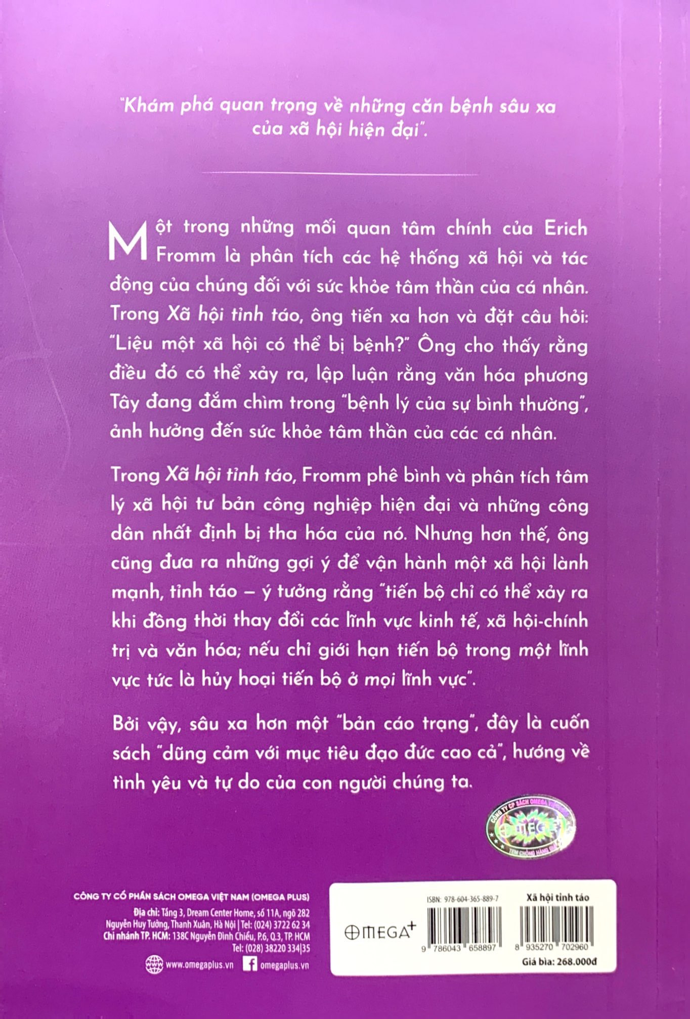 Xã Hội Tỉnh Táo - Erich Fromm - Lê Phương Anh dịch -