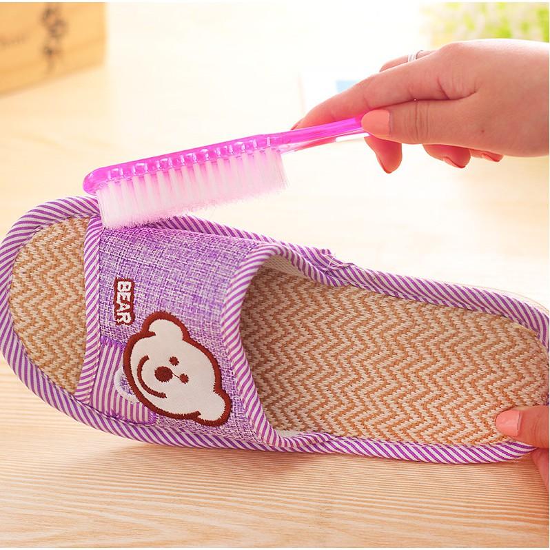 Bàn chải cọ rửa vệ sinh giày dép nhựa trong nhiều màu