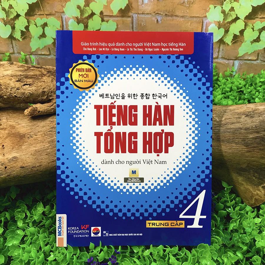 Sách - Tiếng Hàn Tổng Hợp Dành Cho Người Việt Nam - Trung Cấp 4 Phiên Bản Mới (3 quyển lẻ tùy chọn)