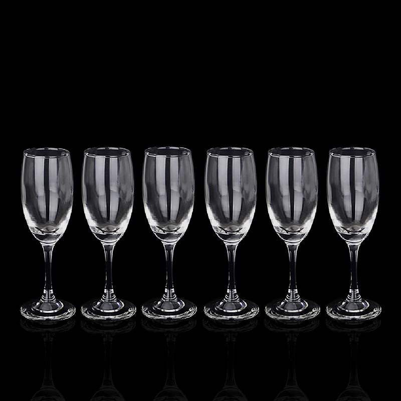 Bộ 6 ly thủy tinh uống rượu vang, cocktail