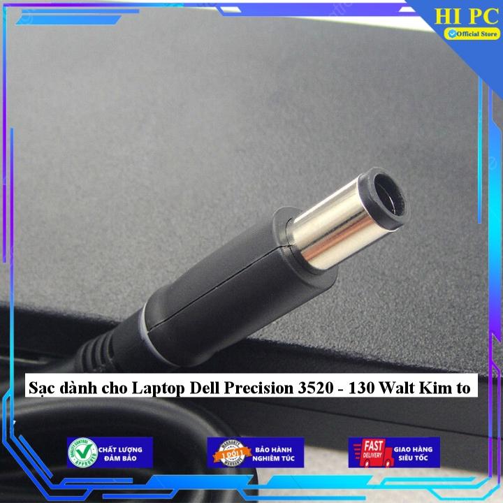 Sạc dành cho Laptop Dell Precision 3520 - 130 Walt Kim to - Kèm Dây nguồn - Hàng Nhập Khẩu