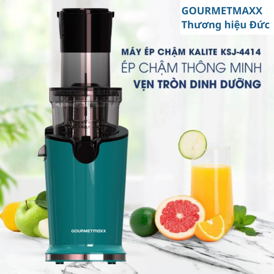 Máy ép chậm GOURMETmaxx cổ bình to 200W - Hàng Đức, bản quốc tế - Hàng chính hãng