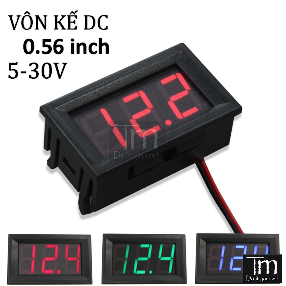 Vôn Kế 2 Dây 0.56 Inch 0 - 30VDC