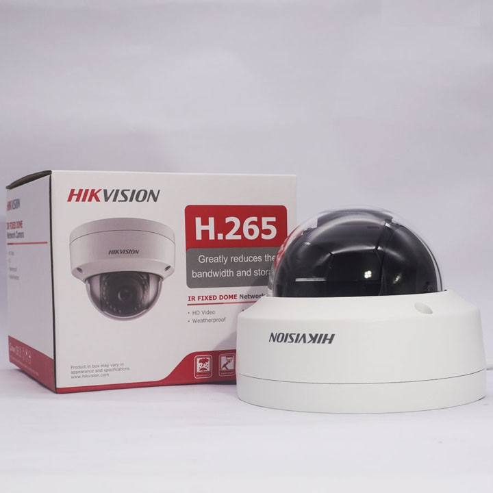 Camera IP Dome 2MP HIKVISION DS-2CD1123G0-IUF trong nhà, ngoài trời có mic - Hàng chính hãng