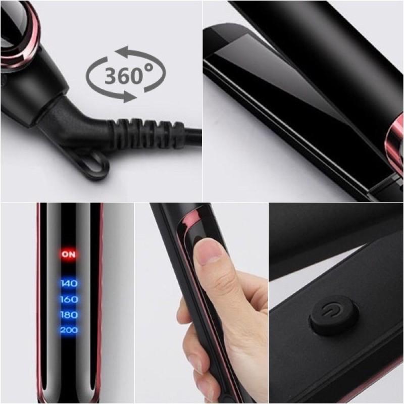 Máy kẹp tóc, duỗi tóc đa năng Uốn, Cúp HoT 2020 Koremi