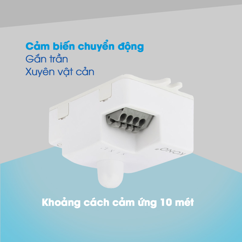 Cảm Ứng Siêu Âm Bật Đèn KONO KN-RD01B