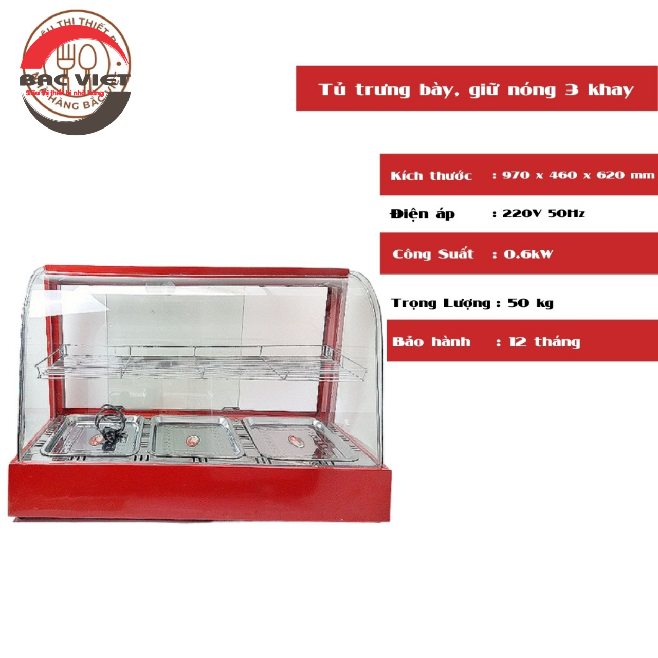 TỦ TRƯNG BÀY HÂM NÓNG THỰC PHẨM KFC BẢO QUẢN GÀ RÁN