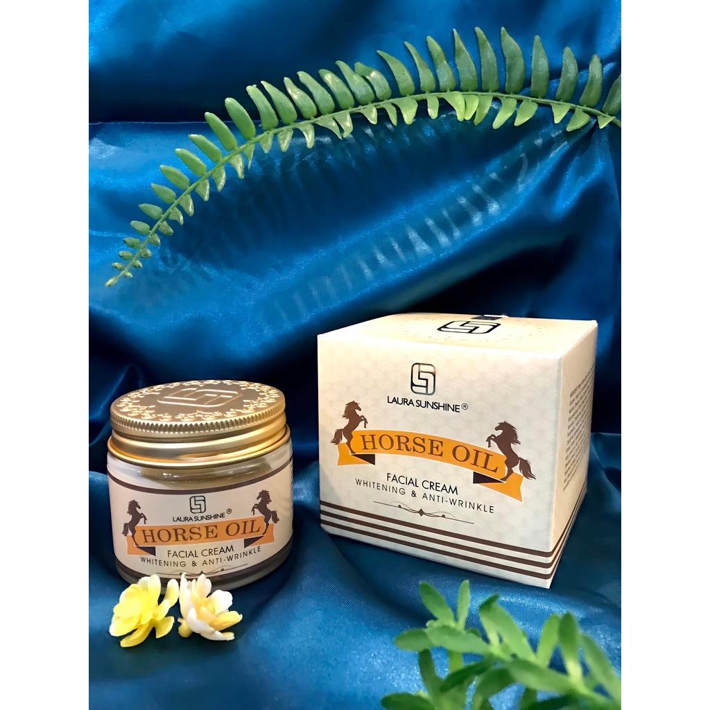 Kem dưỡng tái tạo da Dầu Ngựa Horse Oil Facial Cream Laura Sunshine Nhật Kim Anh 70gr