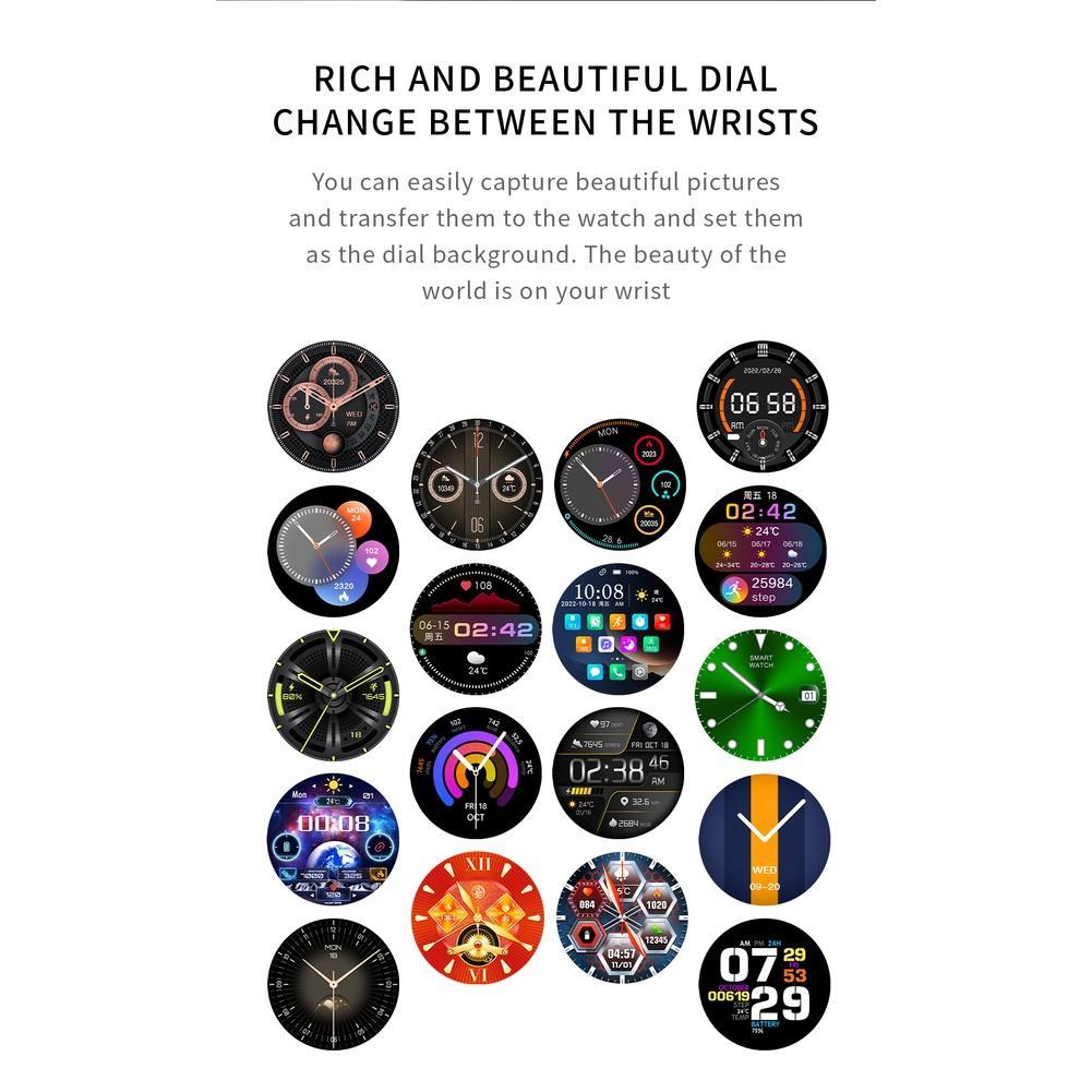 Đồng Hồ Thông Minh 2022 NFC AI Có Chức Năng Gọi Điện Thoại Chống Nước Dành Cho Android IOS WS3 pro