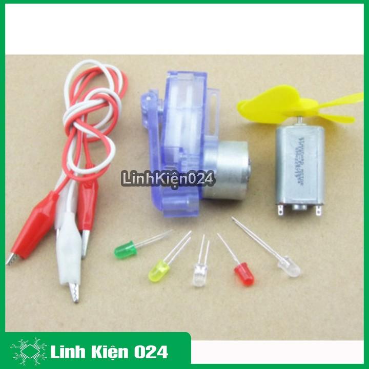 Cánh Quạt Mini Rộng 10Cm cho Motor Trục 2.3mm