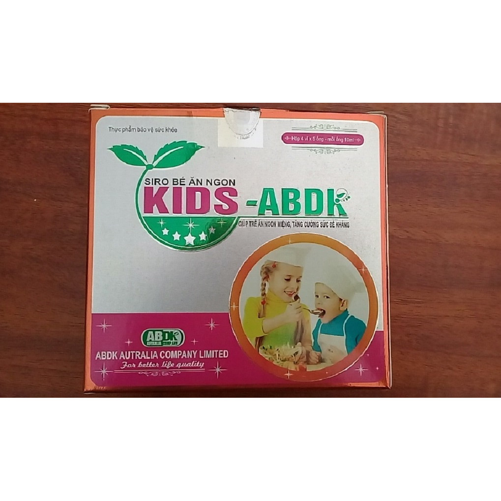 [3 HỘP} Thực phẩm bảo vệ sức khỏe SIRO BÉ ĂN NGON KIDS