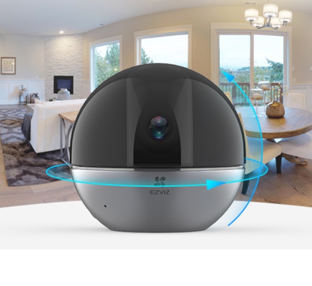 Camera IP Wifi Ezviz C6W Siêu Nét 4Mp Độ Phân Giải 2K Xoay Quét 360 Độ Kèm Thẻ 32G-Hàng Chính Hãng