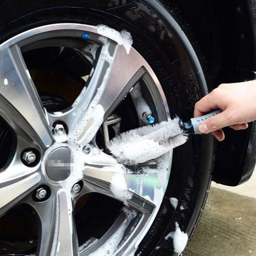 Chổi Cọ Lazang Rửa Xe Ô Tô – Xe Hơi | Chổi lazang cọ mâm xe, lốp xe Ô Tô Xe máy Chuyên Dụng Tay Cầm Chắc Chắn