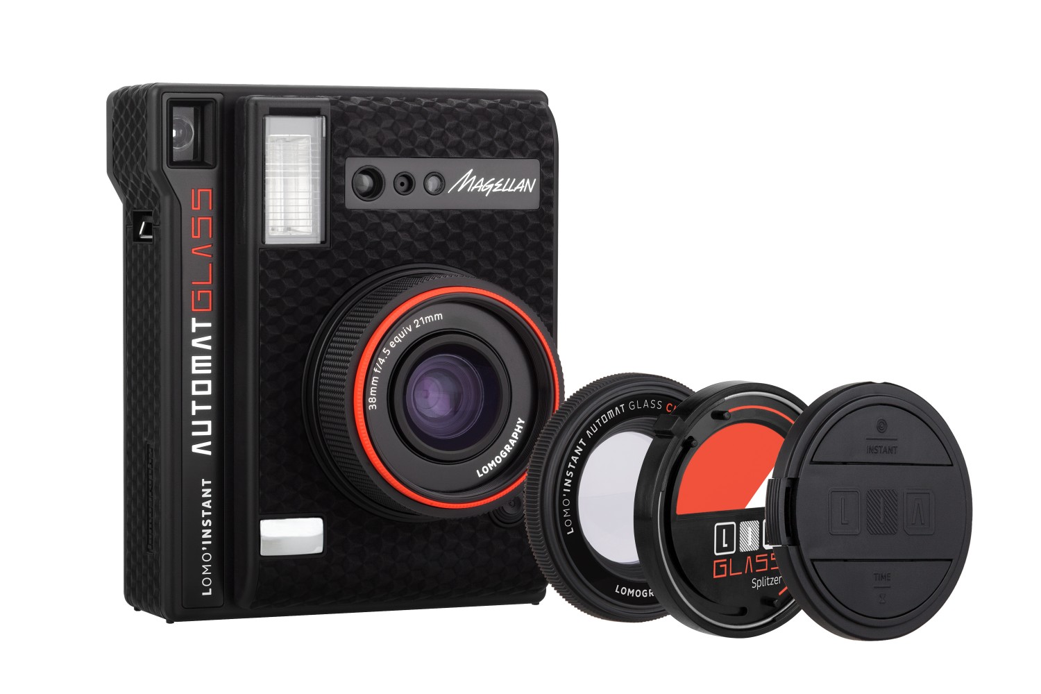 Máy ảnh chụp in liền Lomo'Instant Automat Glass màu Magellan (pin máy, remote) hàng chính hãng