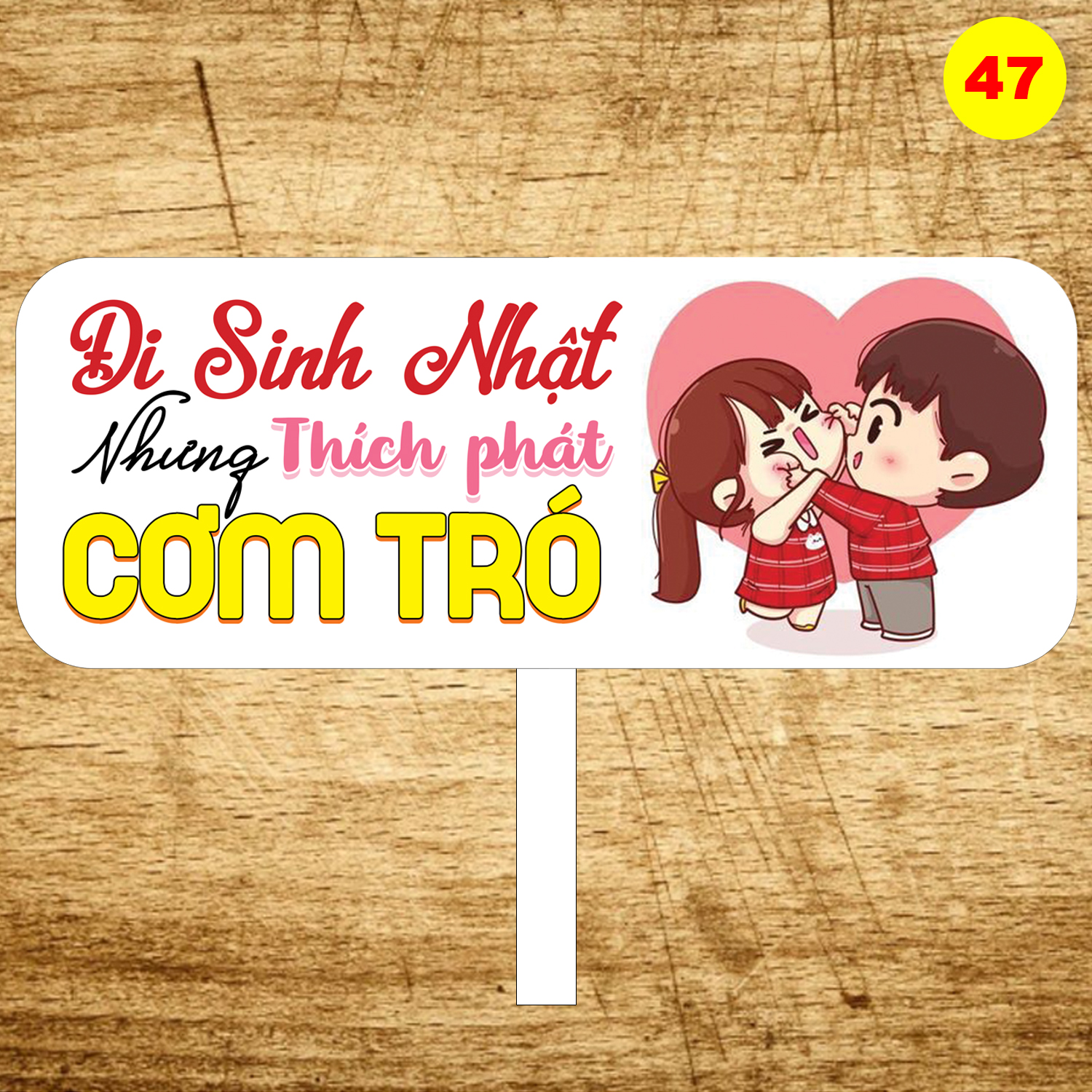 Bảng hashtag sinh nhật MS 47