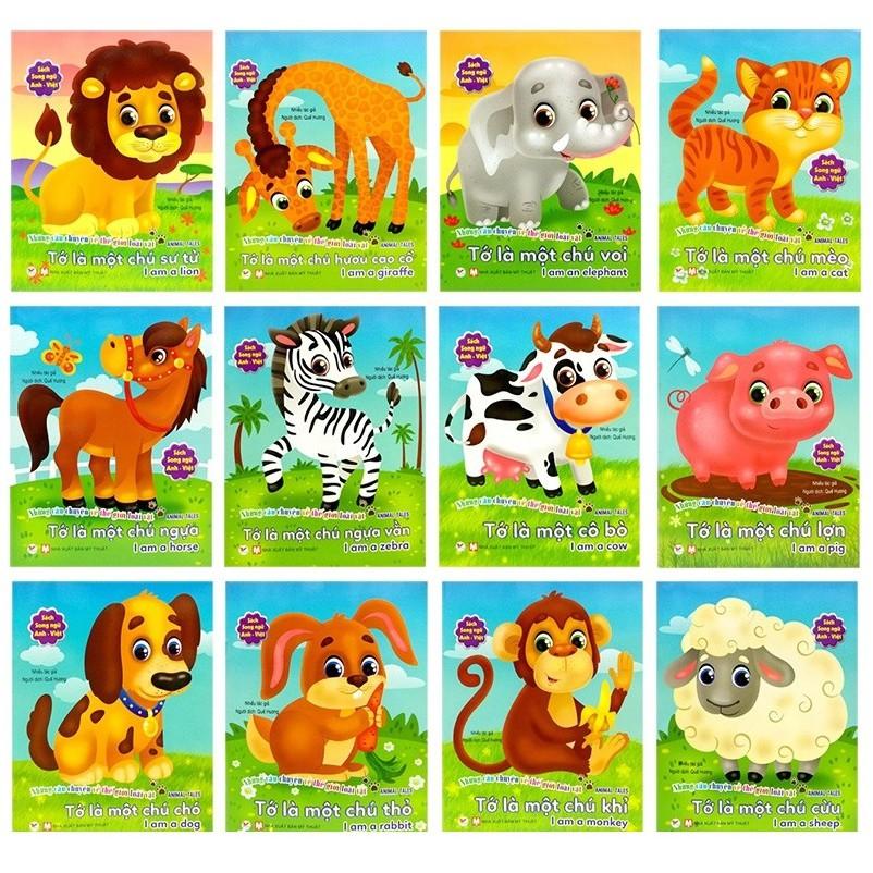 Song Ngữ A–V - Những Câu Chuyện Về TG Loài Vật - Tớ Là Một Chú Hươu Cao Cổ - Bản Quyền